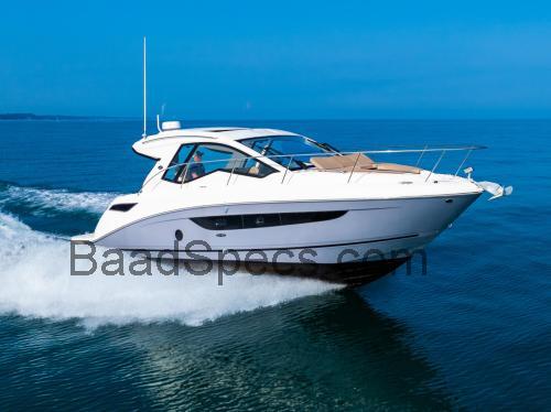 Sea Ray Sundancer 350 Coupe tekniske specifikationer og anmeldelser